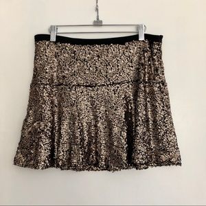 Sequin miniskirt